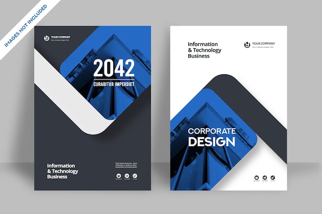 City Background Business Book Cover Design Template in A4 Can be adapt to Brochure Annual Report MagazinePoster Corporate Presentation Portfolio Flyer Banner Website