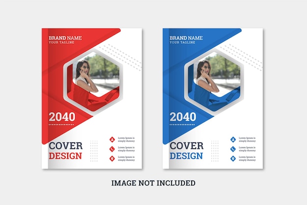 City background corporate book cover design template or used to annual report portfolio cover