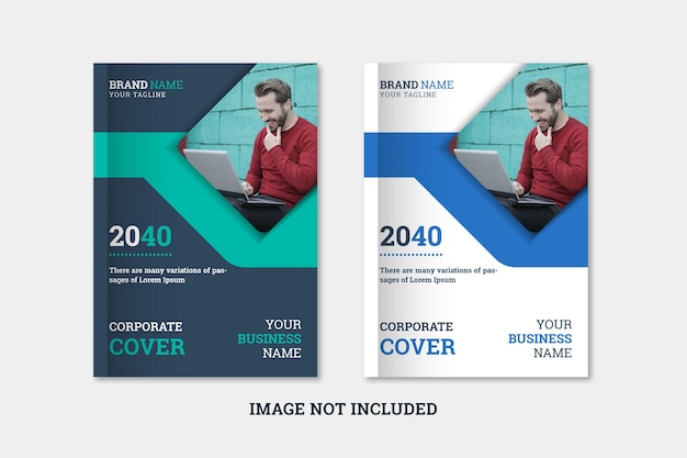 City background creative business corporate book cover design template a4