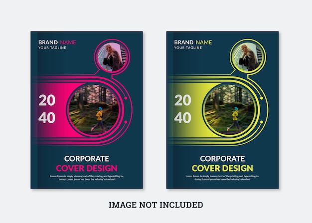 City background creative corporate business book cover design template in a4