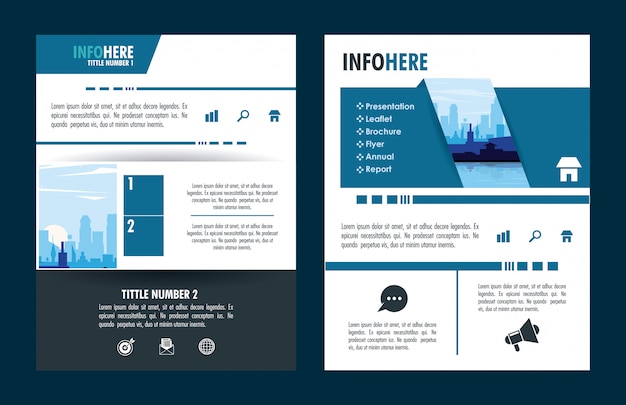 City brochure infographic