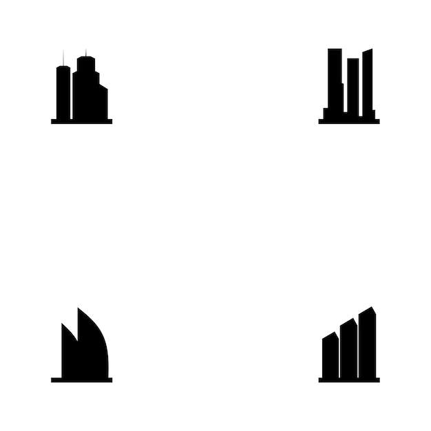 City Building Vector Icon Set