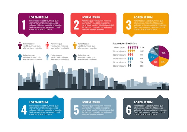 City infographic template