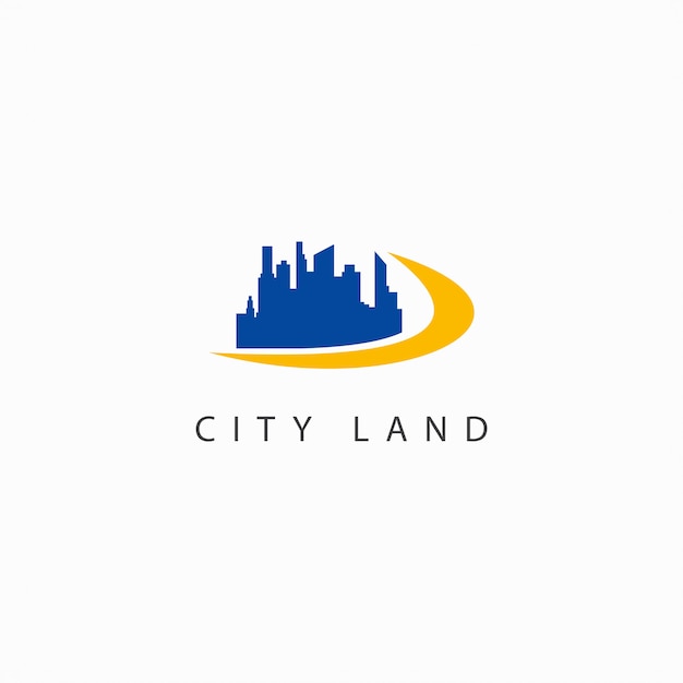 City Land Vector Template Design Logo Illustration