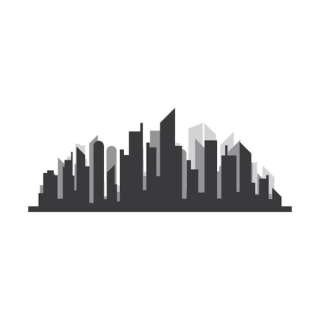 City skyline silhouette design vector