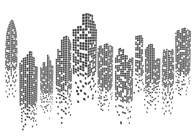 City skyline vector illustration