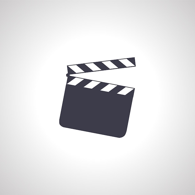 Clapper board icon Movie clapper icon