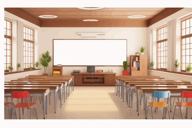 class teachers school room illustration