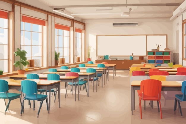 class teachers school room illustration