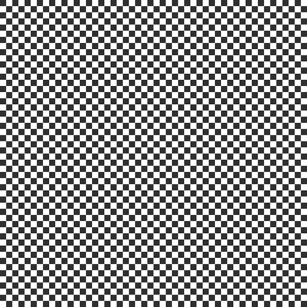 Classic Black and White Check Coloured Pattern Checkered Checks Canvas Print