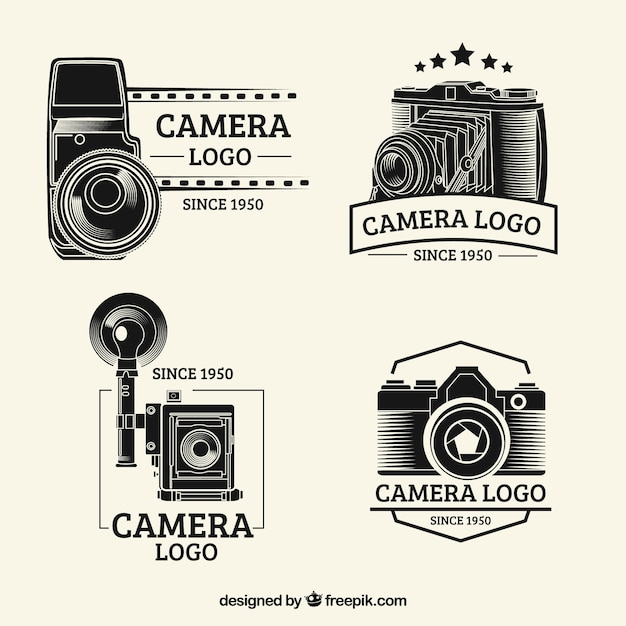 Classic camera logo collection