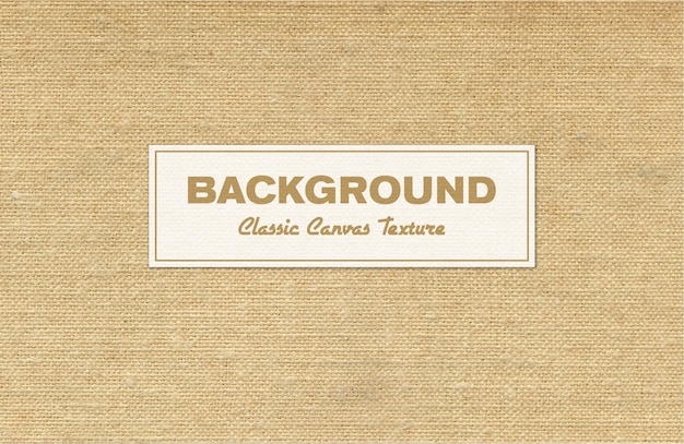 Classic Canvas Texture Background