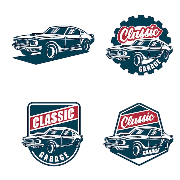 CLASSIC CAR LOGO AND BADGES