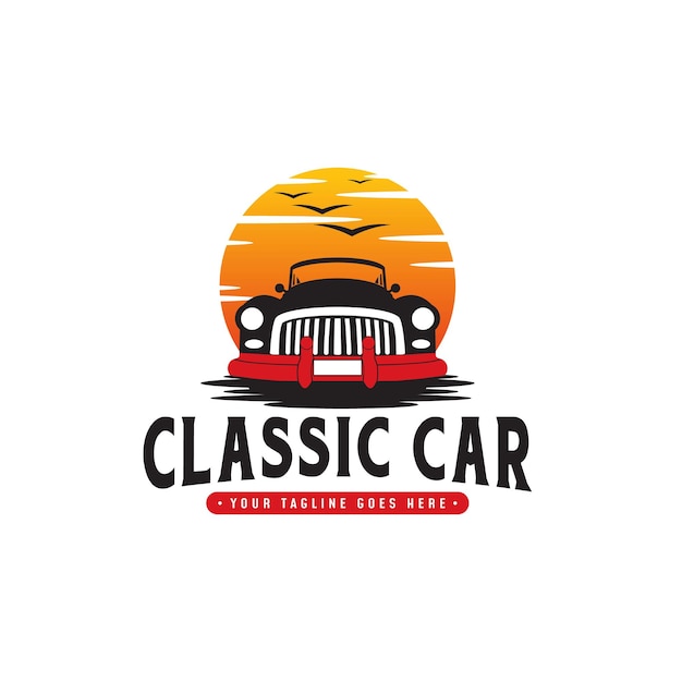 Classic car logo design inspiration