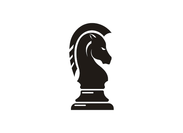 Classic Chess vintage logo label idea. Chess logo design template.