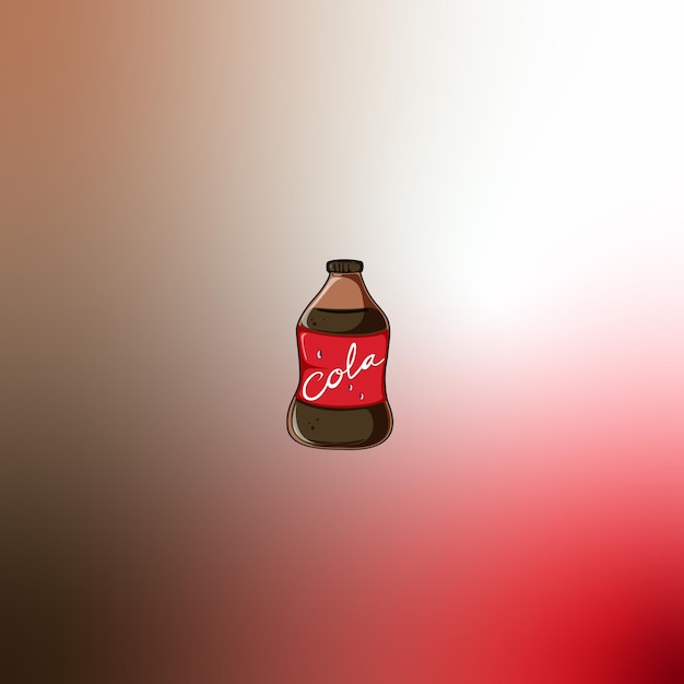 Vector classic cocacola bottle vector eps format for iconic and refreshing designs