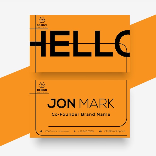 Classic new Business Card design templlate