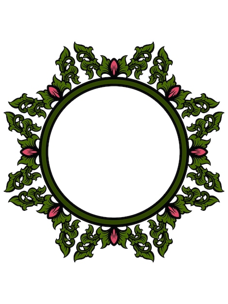 Classic Ornament Frame For Wedding