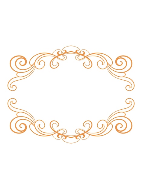 Classic ornamental decorative frames