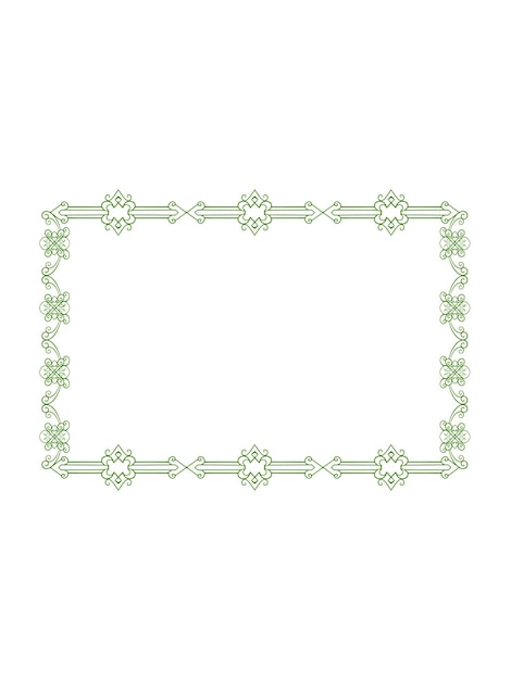 Classic ornamental decorative frames