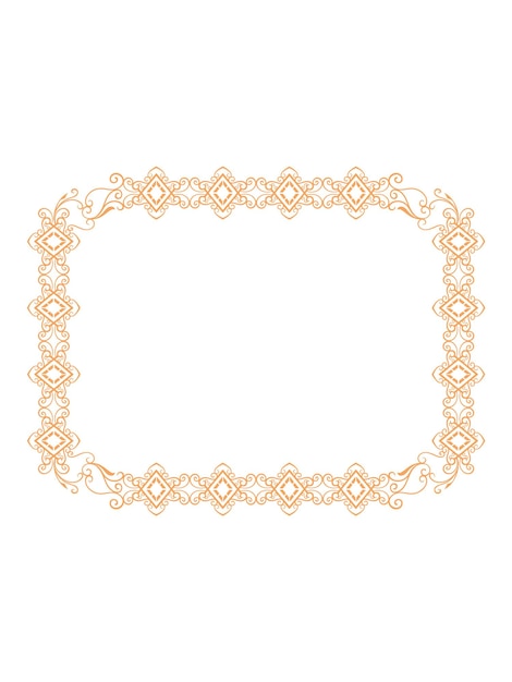 Classic ornamental decorative frames