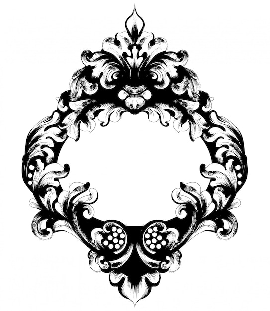 Classic ornamented frame