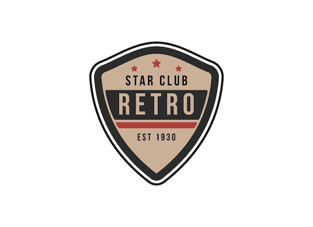 Classic and retro style logo for apparel shop and other.