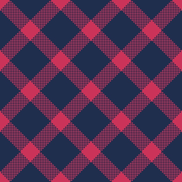 Classic tartan and buffalo check plaid seamless patterns. 