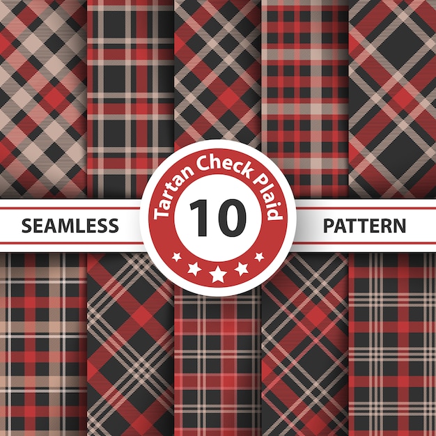 Classic tartan pattern 