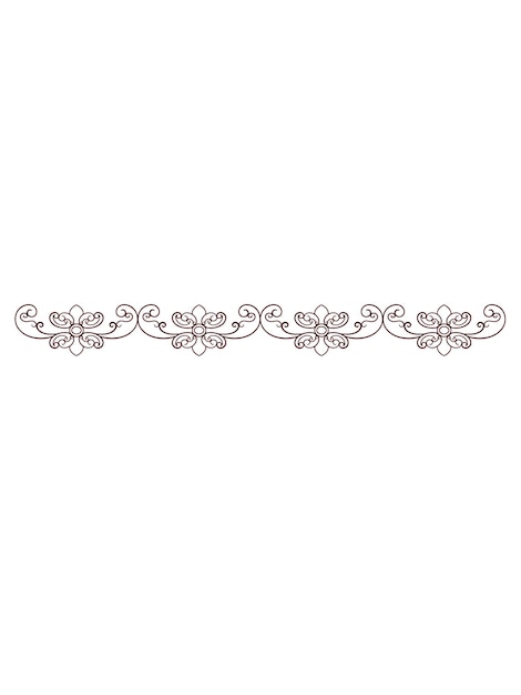 classic vintage carved ornament element design