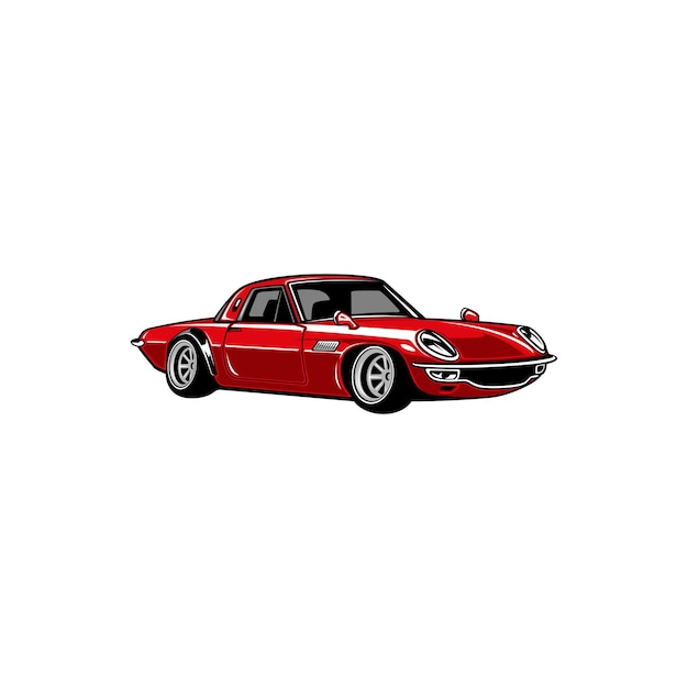 Classic vintage retro car vector design