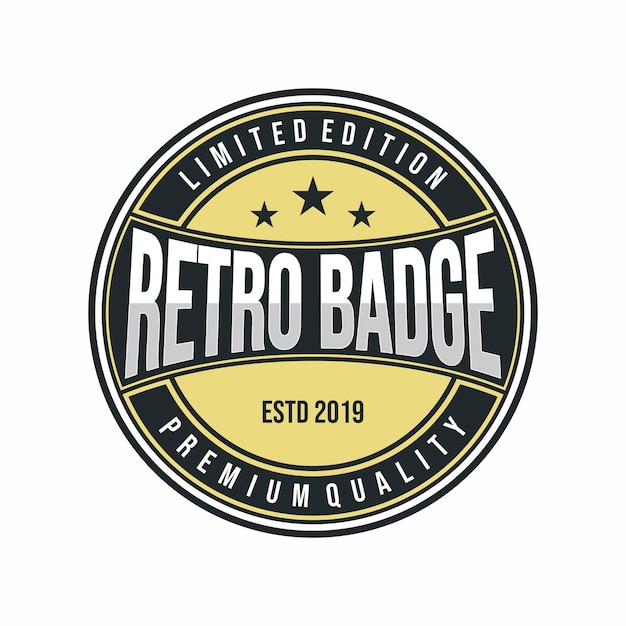 Classic Vintage Retro Label Badge Logo Design