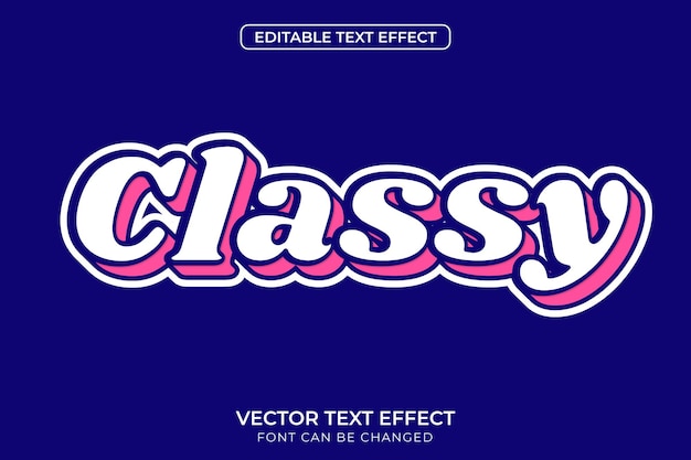 Classy Text Effect