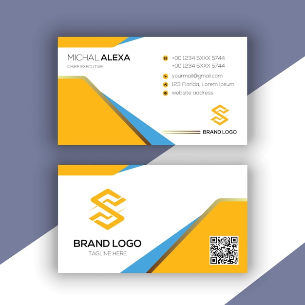 Clean Branding business card desgin template