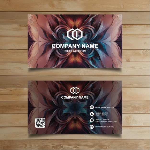 Clean business card template