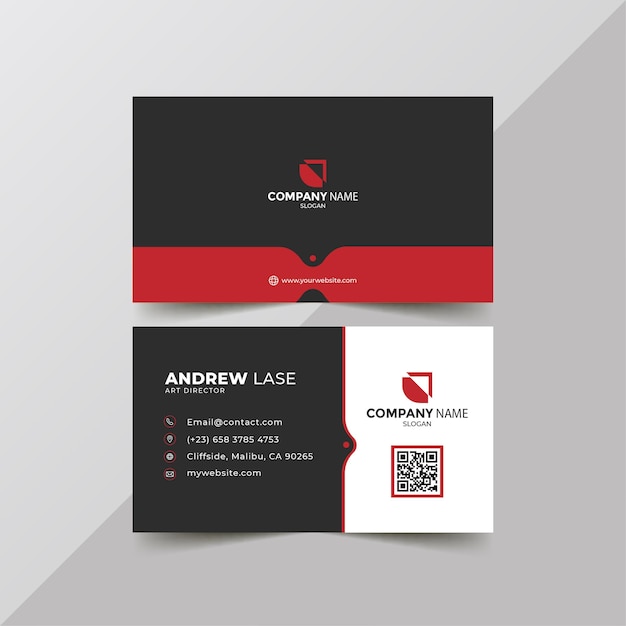 Clean business card template