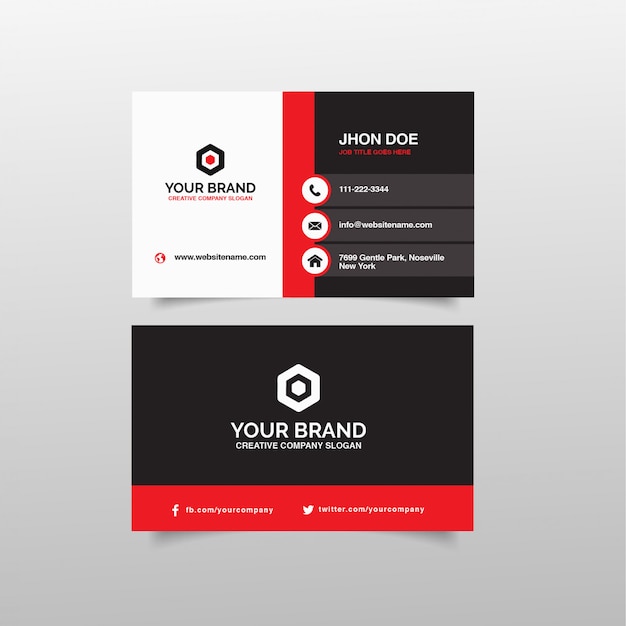  clean business card