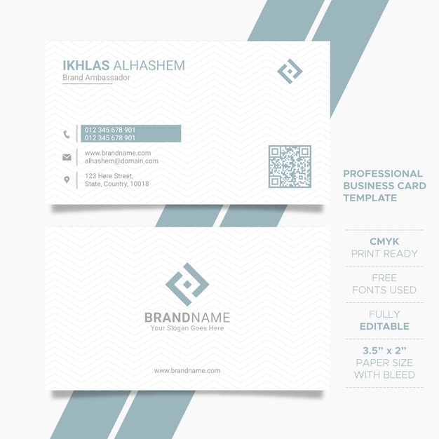 Clean Corporate Business Card Template