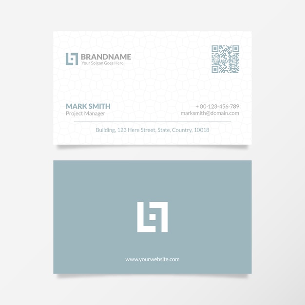 Clean Corporate Modern Business Card Template