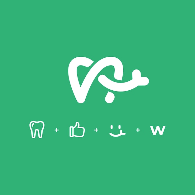 Clean minimalist green smile dental with meaning of the logo design inspiration