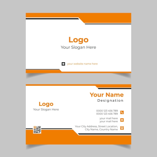 Clean and Professional Business Card template