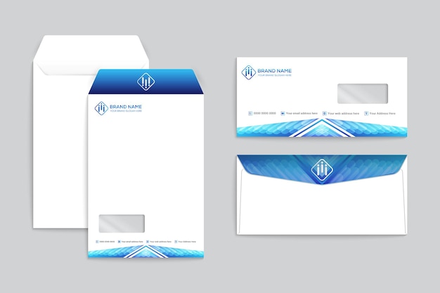 Clean professional envelope design