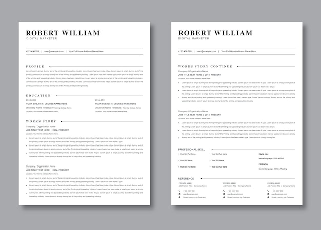 Clean Resume Template