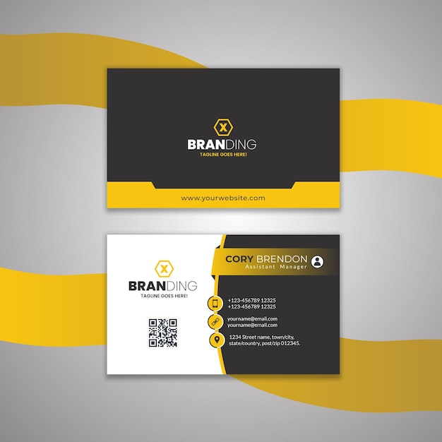 Clean style Stunning, modern business card template