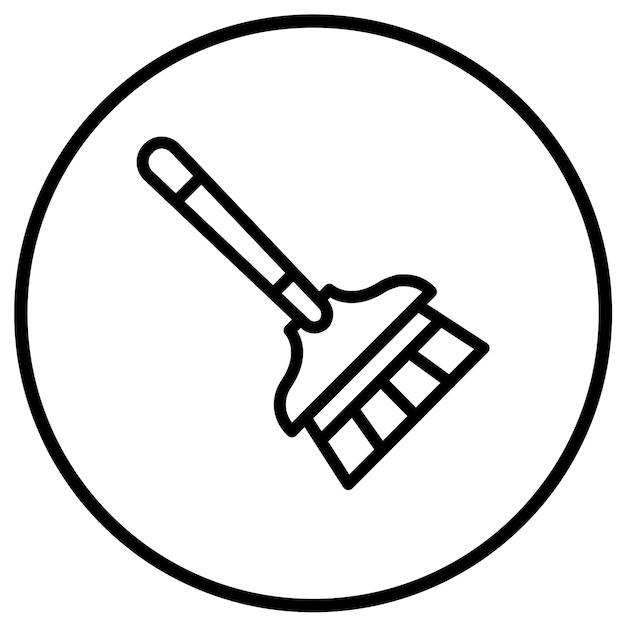 Cleaning brush Vector Icon Design Illustration