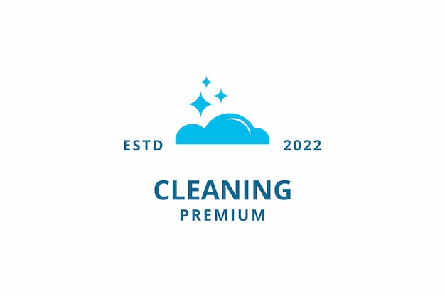 Cleaning house logo design vector