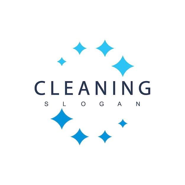 Cleaning Logo Design Template Suitable For Cleaning Servicelaundry and car wash company