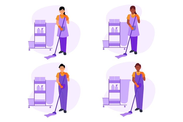 Cleaning Service Illustration