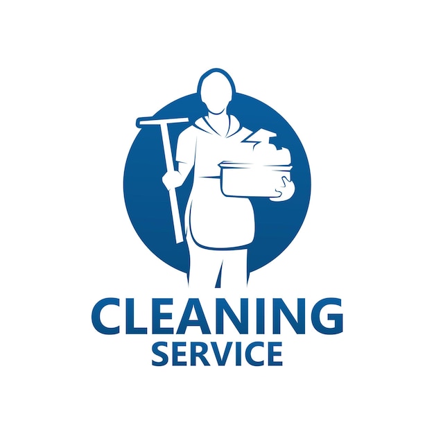 Cleaning Service Logo Template Design Vector