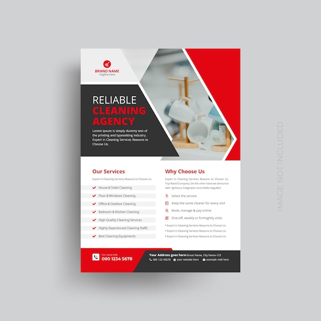 Cleaning Services Flyer Template Professional Disinfecting and Cleaning Services Flyer